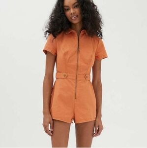 Urban Outfitters Orange Jumpsuit 100%  Cotton